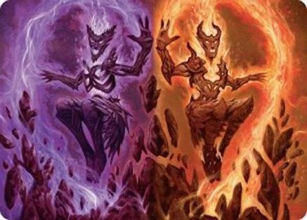 Image of Fire Covenant Art Card (ASECL-052) - Art Series: Lorwyn Eclipsed