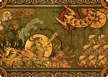 Image of Chronicle of Victory Art Card (Gold-Stamped Signature) (ASECL-027) - Art Series: Lorwyn Eclipsed