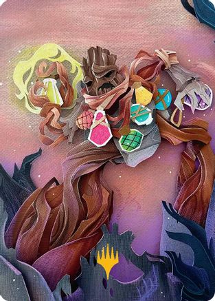 Image of Painter's Servant Art Card (Gold-Stamped Planeswalker Symbol) (ASECL-053) - Art Series: Lorwyn Eclipsed