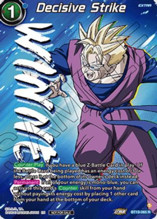 Image of Decisive Strike (Ultra-Bout Series Tournament Pack Vol.1) (Winner) (BT19-065) - Tournament Promotion Cards Foil