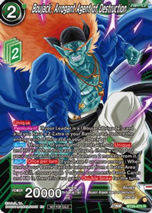 Image of Boujack, Arrogant Agent of Destruction (Ultra-Bout Series Tournament Pack Vol.1) (BT25-075) - Tournament Promotion Cards