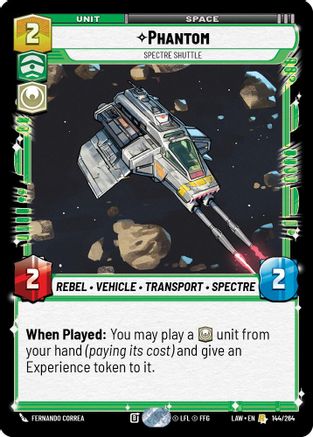 Image of Phantom - Spectre Shuttle (144/264) - A Lawless Time