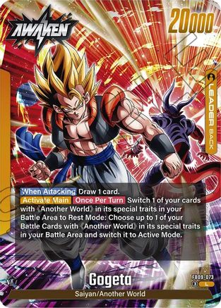 Image of Son Goku/Vegeta // Gogeta (FB09-073) - Dual Evolution