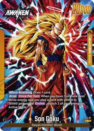 Image of Son Goku - FS11-01 (FS11-01) - Starter Deck EX The Phase of Evolution Holofoil