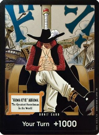 Image of DON!! Card (Dracule Mihawk) - The Azure Sea's Seven