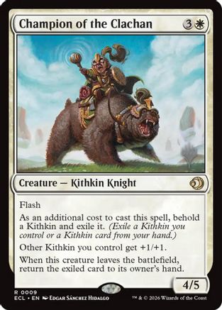 Image of Champion of the Clachan (PPECL-009) - Promo Pack: Lorwyn Eclipsed