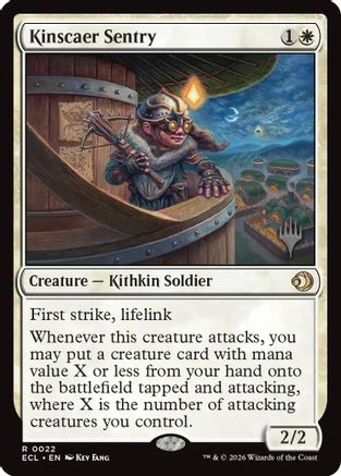 Image of Kinscaer Sentry (PPECL-022) - Promo Pack: Lorwyn Eclipsed Foil