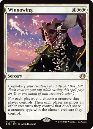 Image of Winnowing (PPECL-043) - Promo Pack: Lorwyn Eclipsed Foil