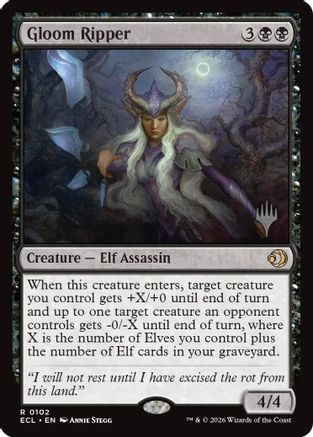 Image of Gloom Ripper (PPECL-102) - Promo Pack: Lorwyn Eclipsed