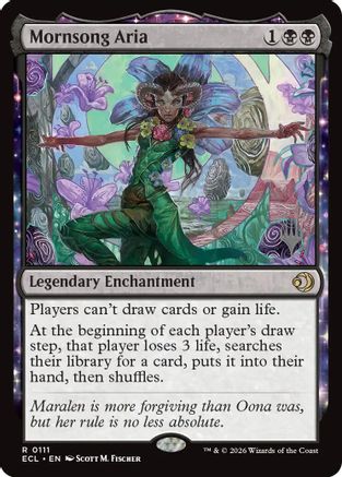 Image of Mornsong Aria (PPECL-111) - Promo Pack: Lorwyn Eclipsed Foil