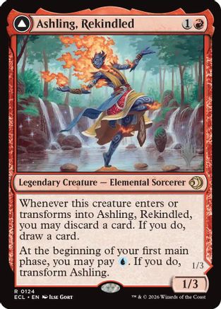 Image of Ashling, Rekindled (PPECL-124) - Promo Pack: Lorwyn Eclipsed Foil