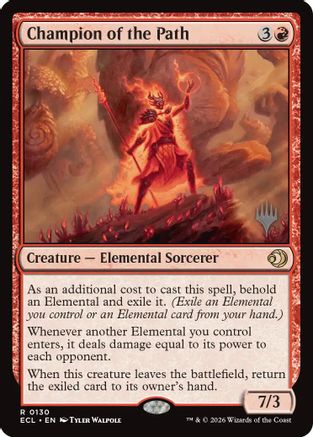 Image of Champion of the Path (PPECL-130) - Promo Pack: Lorwyn Eclipsed Foil
