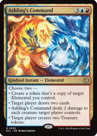 Image of Ashling's Command (PPECL-205) - Promo Pack: Lorwyn Eclipsed Foil