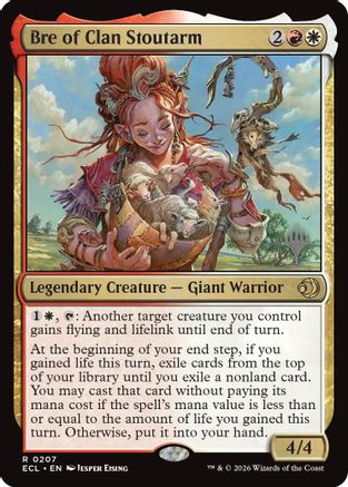 Image of Bre of Clan Stoutarm (PPECL-207) - Promo Pack: Lorwyn Eclipsed Foil