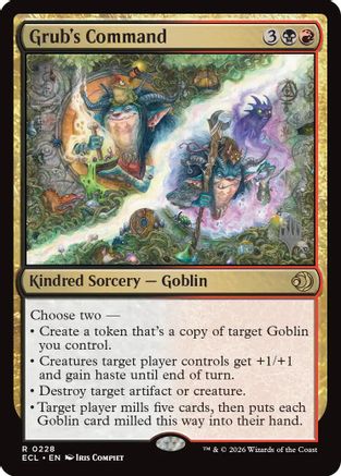 Image of Grub's Command (PPECL-228) - Promo Pack: Lorwyn Eclipsed