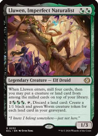 Image of Lluwen, Imperfect Naturalist (PPECL-232) - Promo Pack: Lorwyn Eclipsed