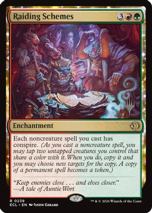 Image of Raiding Schemes (PPECL-239) - Promo Pack: Lorwyn Eclipsed Foil