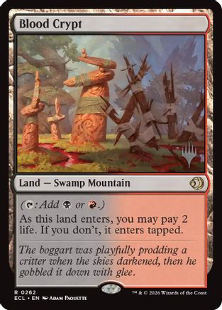 Image of Blood Crypt (PPECL-262) - Promo Pack: Lorwyn Eclipsed Foil