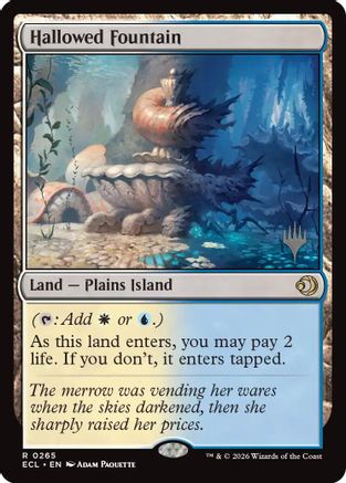 Image of Hallowed Fountain (PPECL-265) - Promo Pack: Lorwyn Eclipsed
