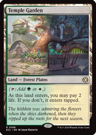 Image of Temple Garden (PPECL-268) - Promo Pack: Lorwyn Eclipsed Foil