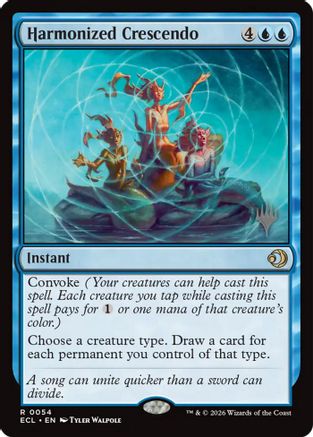 Image of Harmonized Crescendo (PPECL-054) - Promo Pack: Lorwyn Eclipsed Foil