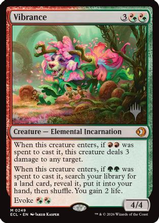 Image of Vibrance (PPECL-249) - Promo Pack: Lorwyn Eclipsed Foil
