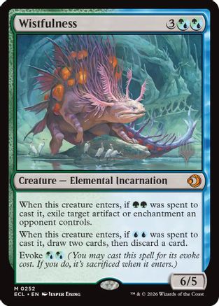 Image of Wistfulness (PPECL-252) - Promo Pack: Lorwyn Eclipsed Foil