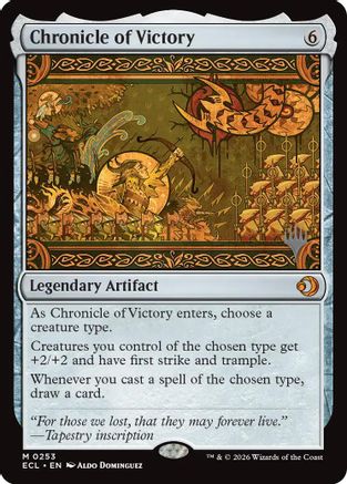Image of Chronicle of Victory (PPECL-253) - Promo Pack: Lorwyn Eclipsed Foil