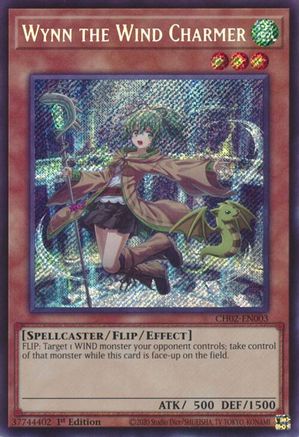Image of Wynn the Wind Charmer (CH02-EN003) - THE CHRONICLES DECK: Spirit Charmers (All-Foil Edition) 1st Edition