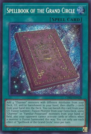 Image of Spellbook of the Grand Circle (CH02-EN028) - THE CHRONICLES DECK: Spirit Charmers (All-Foil Edition) 1st Edition