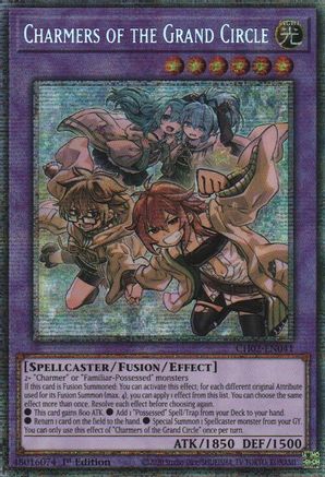 Image of Charmers of the Grand Circle (Starlight Rare) (CH02-EN041) - THE CHRONICLES DECK: Spirit Charmers (All-Foil Edition) 1st Edition