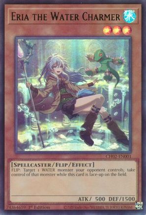 Image of Eria the Water Charmer (Ultra Rare) (CH02-EN001) - THE CHRONICLES DECK: Spirit Charmers (All-Foil Edition) 1st Edition
