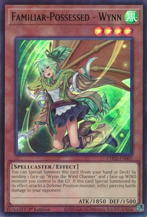 Image of Familiar-Possessed - Wynn (CH02-EN007) - THE CHRONICLES DECK: Spirit Charmers (All-Foil Edition) 1st Edition