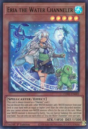 Image of Eria the Water Channeler (CH02-EN009) - THE CHRONICLES DECK: Spirit Charmers (All-Foil Edition) 1st Edition