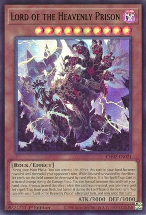 Image of Lord of the Heavenly Prison (CH02-EN021) - THE CHRONICLES DECK: Spirit Charmers (All-Foil Edition) 1st Edition