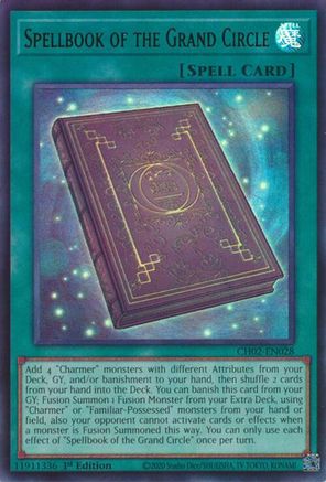 Image of Spellbook of the Grand Circle (Ultra Rare) (CH02-EN028) - THE CHRONICLES DECK: Spirit Charmers (All-Foil Edition) 1st Edition