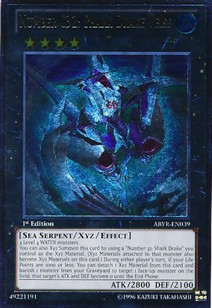Image of Number C32: Shark Drake Veiss (UTR) (ABYR-EN039) - Abyss Rising Unlimited