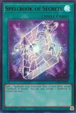 Image of Spellbook of Secrets (CH02-EN032) - THE CHRONICLES DECK: Spirit Charmers (All-Foil Edition) 1st Edition