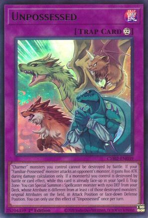 Image of Unpossessed (CH02-EN039) - THE CHRONICLES DECK: Spirit Charmers (All-Foil Edition) 1st Edition