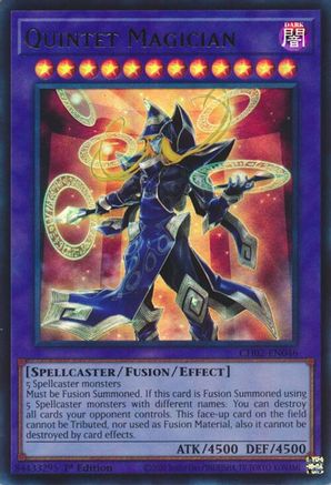Image of Quintet Magician (CH02-EN046) - THE CHRONICLES DECK: Spirit Charmers (All-Foil Edition) 1st Edition