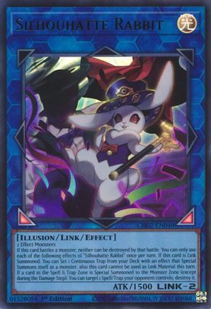 Image of Silhouhatte Rabbit (CH02-EN048) - THE CHRONICLES DECK: Spirit Charmers (All-Foil Edition) 1st Edition