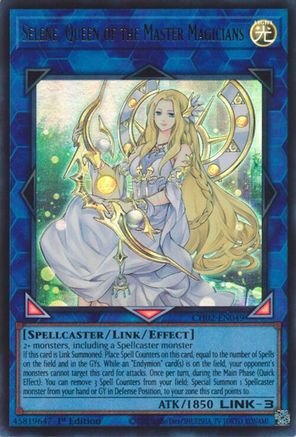 Image of Selene, Queen of the Master Magicians (CH02-EN049) - THE CHRONICLES DECK: Spirit Charmers (All-Foil Edition) 1st Edition