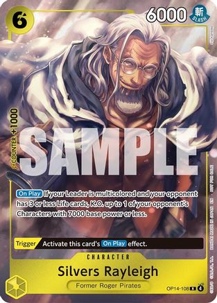 Image of Silvers Rayleigh (Dash Pack) (OP14-108) - The Azure Sea's Seven Foil