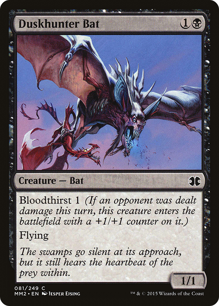 Image of Duskhunter Bat (MM2-081) - Modern Masters 2015