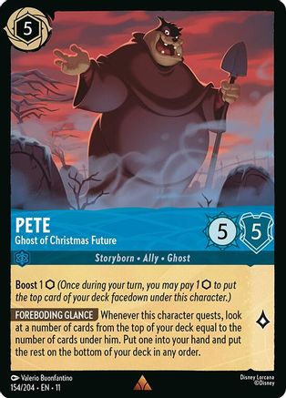 Image of Pete - Ghost of Christmas Future (154/204) - Winterspell Cold Foil