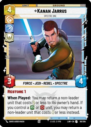 Image of Kanan Jarrus - Spectre One (89/264) - A Lawless Time