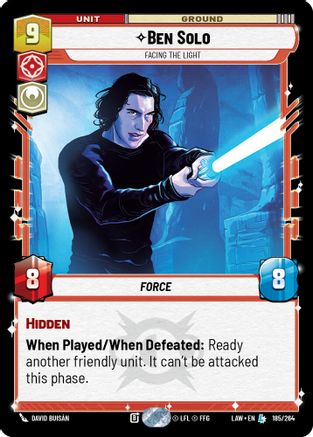 Image of Ben Solo - Facing the Light (185/264) - A Lawless Time
