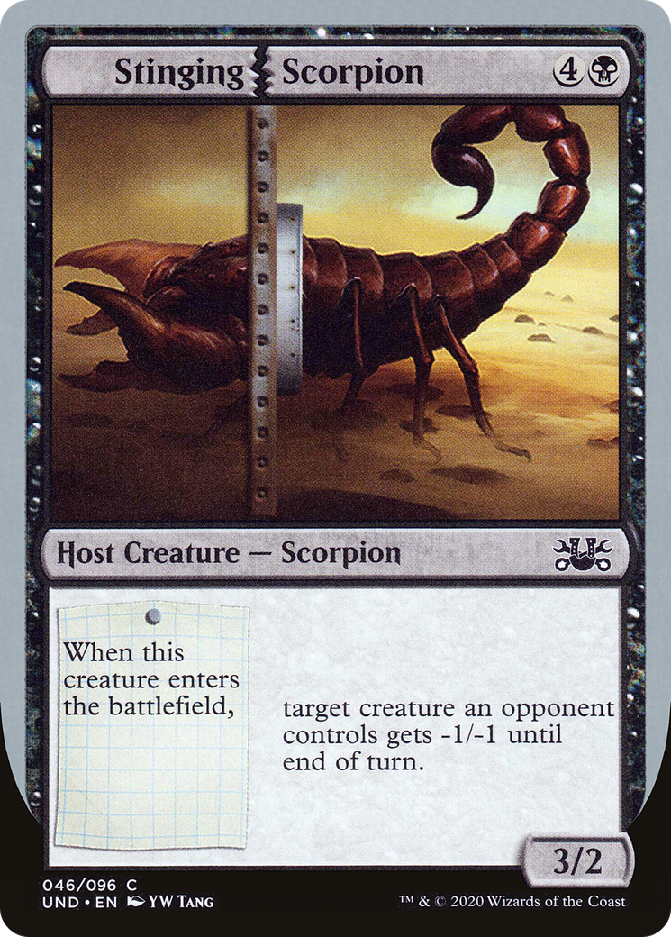 Image of Stinging Scorpion (UND-046) - Unsanctioned