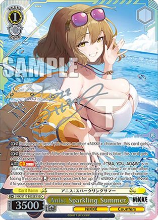 Image of Anis: Sparkling Summer (SEC+) (Silver Stamp) (NIK/S117-E002EX SEC+) - GODDESS OF VICTORY: NIKKE