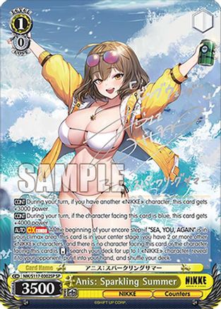 Image of Anis: Sparkling Summer (SP) (Silver Stamp) (NIK/S117-E002SP SP) - GODDESS OF VICTORY: NIKKE